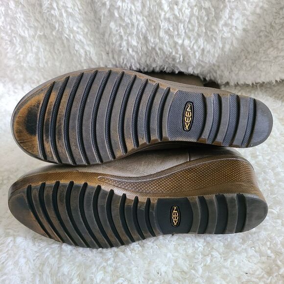 Keen Kate Slouch Mid Calf Boots Olive Mossy Green - Picture 5 of 8